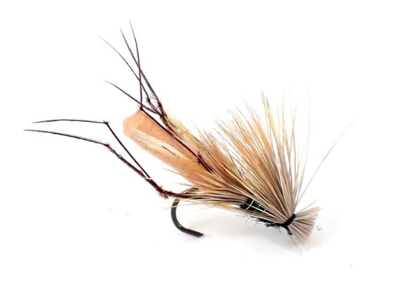 Trout Flies: BARBLESS Dry Flies x 10 size 10 (code 256)