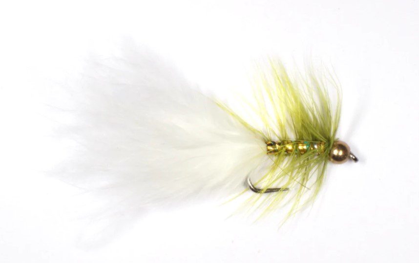 Trout Flies, lures, 6 Per Pack, Gold Bead Black Dancer. Size 10, For Fly  Fishing